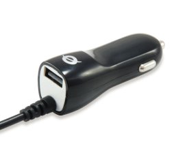 Conceptronic CUSBCARMICU2A Caricabatterie per dispositivi mobili Universale Nero, Bianco Accendisigari Auto
