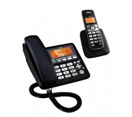 AEG Voxtel D215 Combo Telefono analogico/DECT Identificatore di chiamata Nero, Argento