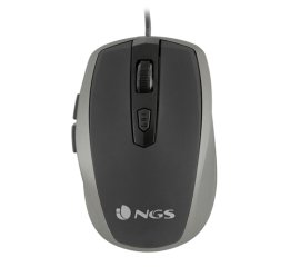 NGS Tick Silver mouse Mano destra USB tipo A Ottico 1600 DPI