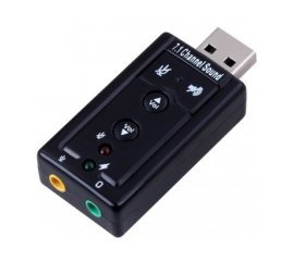 Ewent EW3762 adattatore per inversione del genere dei cavi USB audio-in/audio-out Nero