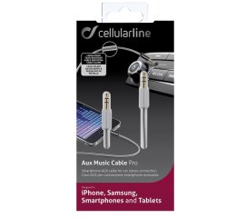 Cellularline Aux Music Connection Cable - Universale Jack 3.5mm