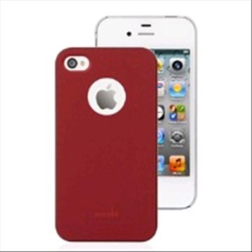 MOSHI i-GLAZE BURGUNDY RED COVER i-PHONE 4/4S