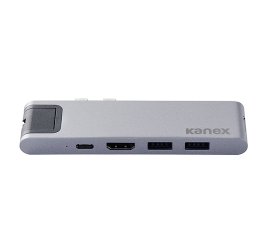Kanex K172-1041-RJ45 replicatore di porte e docking station per laptop USB 3.2 Gen 1 (3.1 Gen 1) Type-C Grigio