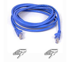 Belkin Cable patch CAT5 RJ45 snagless 1m blue cavo di rete Blu