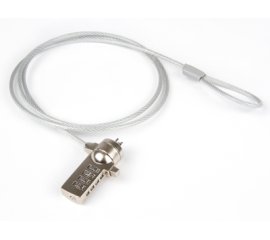 Hamlet Notebook Lock cavo di sicurezza per pc e notebook con lucchetto e combinazione di 120m in acciaio