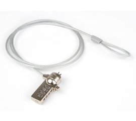 Hamlet Notebook Lock cavo di sicurezza per pc e notebook con lucchetto e combinazione di 180m in acciaio