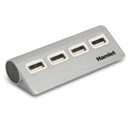 Hamlet 4 port Hub usb 2.0 a 4 porte 480 Mbps