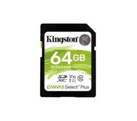 Kingston Technology Canvas Select Plus memoria flash 64 GB SDXC UHS-I Classe 10