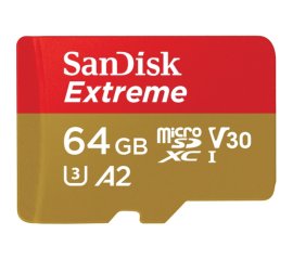 SanDisk Extreme microSDXC UHS-I memoria flash 64 GB Classe 10