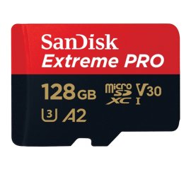SanDisk 128GB Extreme Pro microSDXC memoria flash Classe 10