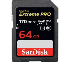 SanDisk Exrteme PRO 64 GB memoria flash SDXC UHS-I Classe 10