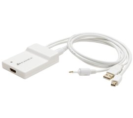 Kanex iAdapt 51 Mini DisplayPort - HDMI + Audio adattatore grafico USB Bianco