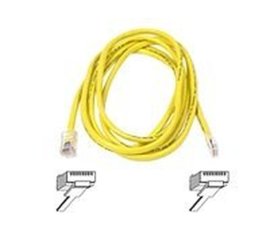 Belkin High Performance - Patch cable - RJ-45(M) - RJ-45(M), 2m, UTP ( CAT 6 ) - yellow cavo di rete Giallo