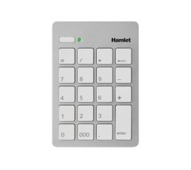 Hamlet Numeric Keypad tastierino numerico usb 2.0 argento