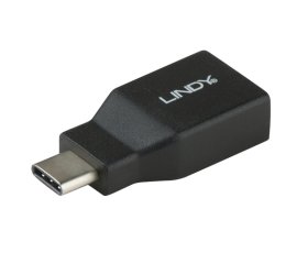 Lindy 41899 adattatore per inversione del genere dei cavi USB 3.1-C USB 3.1-A Nero