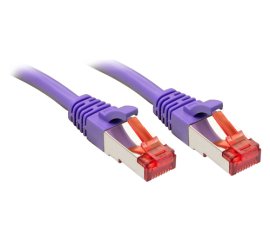 Lindy Rj45/Rj45 Cat6 0.3m cavo di rete Viola 0,3 m S/FTP (S-STP)