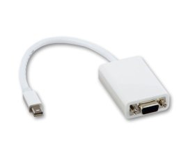 Lindy 41015 cavo e adattatore video VGA (D-Sub) Mini DisplayPort Bianco