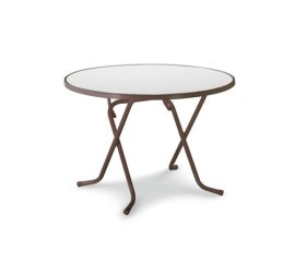 Best 26521010 tavolo da esterno Marrone, Bianco Forma rotonda