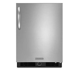 KitchenAid KURS24RSBS frigorifero Libera installazione 161,4 L Argento