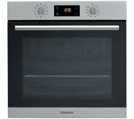 Hotpoint SA2 844 H IX forno 71 L A+ Nero, Stainless steel