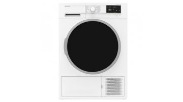 Sharp Home Appliances KD-GHB8S7GW2 asciugatrice Libera installazione Caricamento frontale 8 kg A++ Bianco
