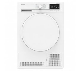 Sharp Home Appliances KD-GCB8S7PW9 asciugatrice Libera installazione Caricamento frontale 8 kg B Bianco