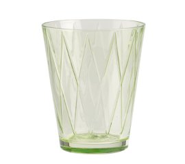 Bicchiere d'acqua Rhombus light green
