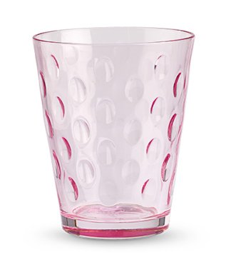 Bicchiere d'acqua Dots rose