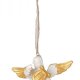 Christm.Angels Ornamento angelo con arpa 2