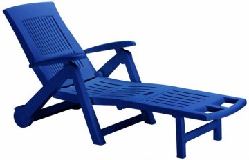 Best 14400120 Blu Sdraiato/Seduto sedia a sdraio