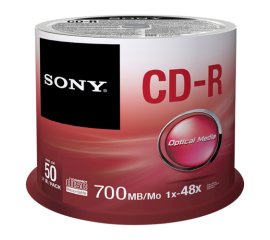 Sony CDR SPINDLE 50PK 700 MB 50 pz