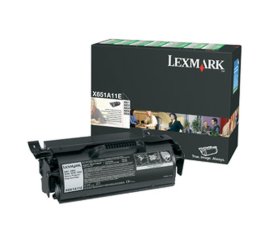 Lexmark X651A11E cartuccia toner 1 pz Originale Nero