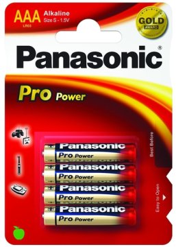 Panasonic 1x4 LR03PPG Batteria monouso Alcalino