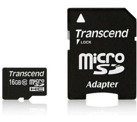 Transcend 16GB microSDHC Class 10 UHS-I MLC Classe 10