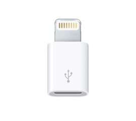 Apple MD820ZM/A adattatore per inversione del genere dei cavi Lightning Micro-USB Bianco