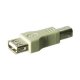 Goobay 50291 adattatore per inversione del genere dei cavi USB B USB A Nero 2
