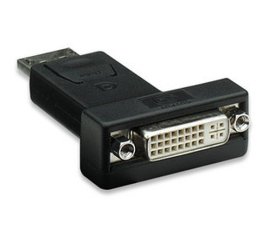 Manhattan DisplayPort Adapter DisplayPort 20-pin M DVI-I 24+5-pin FM Nero
