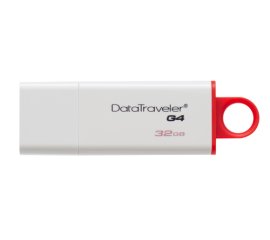 Kingston Technology DataTraveler G4 unità flash USB 32 GB USB tipo A 3.2 Gen 1 (3.1 Gen 1) Rosso, Bianco