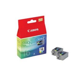 Canon Cartuccia d'inchiostro colore BCI-16 C/M/Y (confezione doppia)