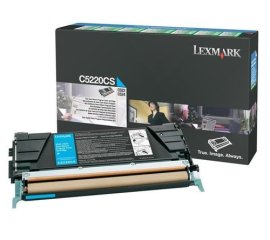 Lexmark C5220CS cartuccia toner 1 pz Originale Ciano