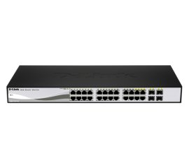 D-Link DGS-1210-24P switch di rete Gestito L2 Gigabit Ethernet (10/100/1000) Supporto Power over Ethernet (PoE) Nero