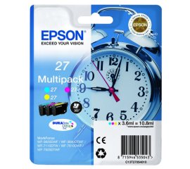 Epson Alarm clock 27 DURABrite Ultra cartuccia d'inchiostro 1 pz Originale Ciano, Magenta, Giallo