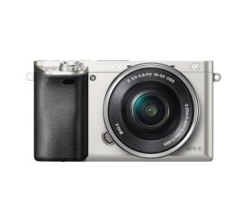 Sony α Alpha 6000L, fotocamera mirrorless con obiettivo 16-50 mm, attacco E, sensore APS-C, 24.3 MP, argento