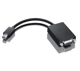 Lenovo 0A36536 cavo e adattatore video VGA (D-Sub) Mini DisplayPort Nero