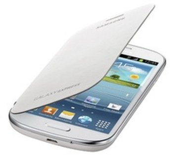 Samsung Flip cover Galaxy Express custodia per cellulare Custodia flip a libro Bianco