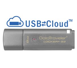 Kingston Technology DataTraveler Locker+ G3 8GB unità flash USB USB tipo A 3.2 Gen 1 (3.1 Gen 1) Argento