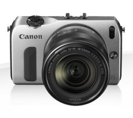 Canon EOS M + EF-M 18-55mm Kit fotocamere SLR 18 MP CMOS 5184 x 3456 Pixel Argento