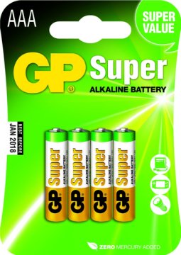 GP Batteries Super Alkaline AAA Batteria monouso Mini Stilo AAA Alcalino