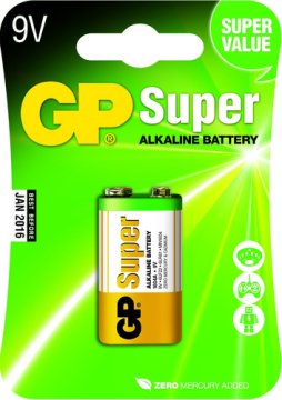 GP Batteries Super Alkaline 9V Batteria monouso Alcalino