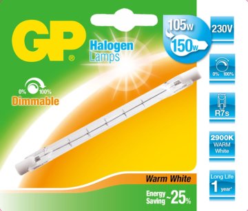 GP Lighting 047575-HLME1 lampadina alogena 120 W Bianco caldo R7s